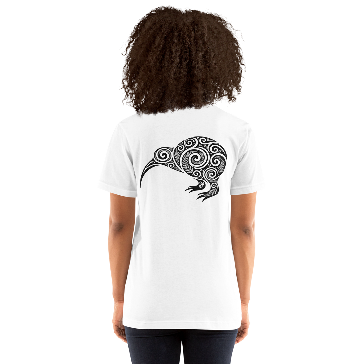 Kiwi White Tee - Aotearoa Streetwear (Women)