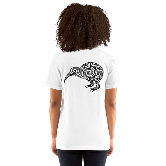Kiwi White Tee - Aotearoa Streetwear (Women)